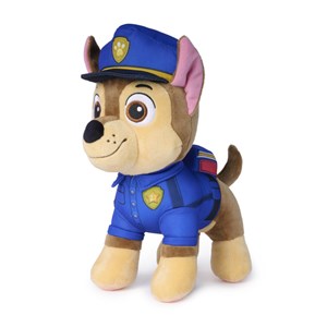 Pat patrouille - peluche chase 25 cm