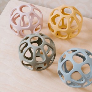 Balle de préhension en silicone rose