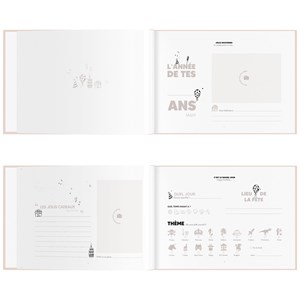 Livre souvenirs de tes anniversaires