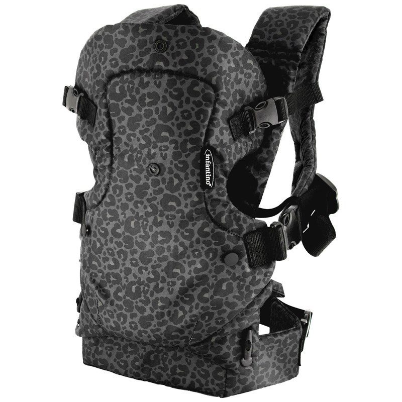 Porte bébé flip 4 en 1 black leopard