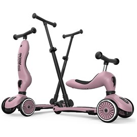 Porteur évolutif highwaykick 1 push and go wildberry