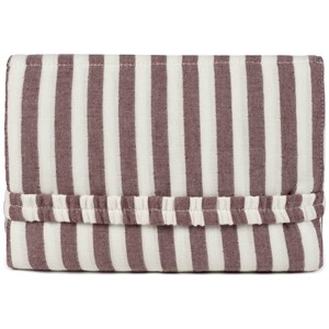 Tapis à langer cherry rayé