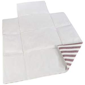 Tapis à langer cherry rayé