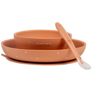 Coffret repas terracotta-etoiles (3 pièces)