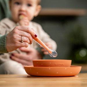 Coffret repas terracotta-etoiles (3 pièces)