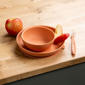 Coffret repas terracotta-etoiles (3 pièces)
