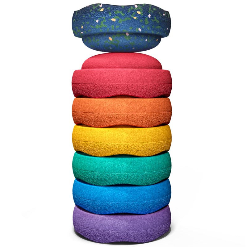 Jeu de motricité spring special mini rainbow classic (7 blocs)