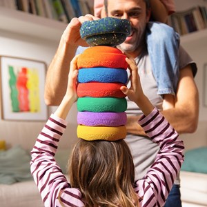Jeu de motricité spring special mini rainbow classic (7 blocs)