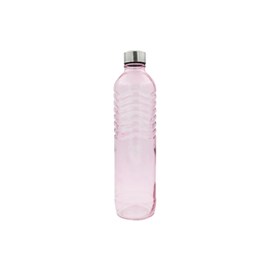 Bouteille rose en verre coloré, gloupop