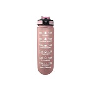 Gourde de motivation hydratation rose