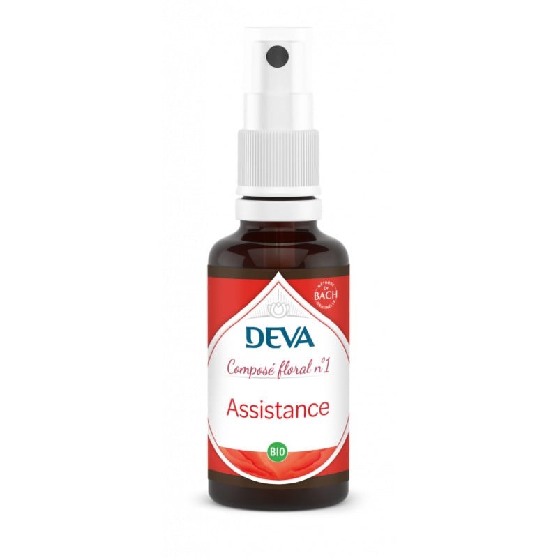 Deva - Assistance n°1 - composé floral bio deva - spray 30ml
