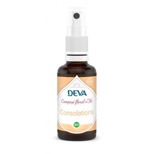 Consolations n°16 - composé floral bio deva - spray 30ml