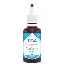 Confiance en soi n°23 - composé floral bio deva - spray 30ml