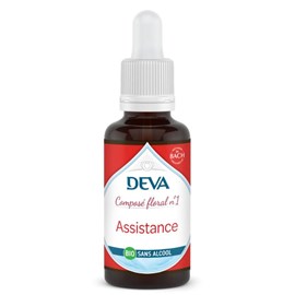 Assistance n°1 - composé floral bio deva - sans alcool 30ml