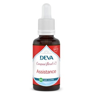 Assistance n°1 - composé floral bio deva - sans alcool 30ml