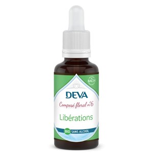 Libérations n°6 - composé floral bio deva - sans alcool 30ml