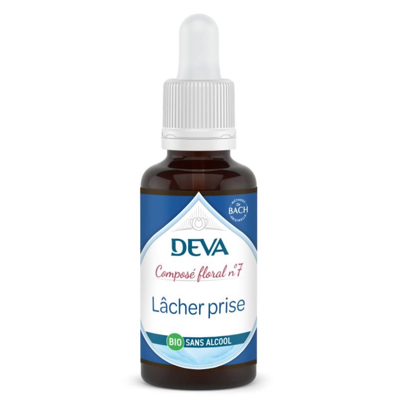 Lâcher prise n°7 - composé floral bio deva - sans alcool 30ml