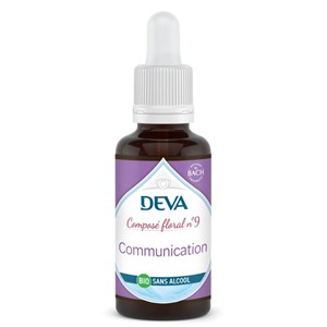 Communication n°9 - composé floral bio deva - sans alcool 30ml