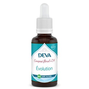 Evolution n°14 - composé floral bio deva - sans alcool 30ml