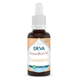 Consolations n°16 - composé floral bio deva - sans alcool 30ml