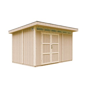 Abri de jardin qualité premium 9m²  l412xl279xh237 cm  - beige
