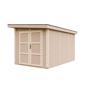 Abri de jardin qualité premium 9m²  l412xl279xh237 cm  - beige