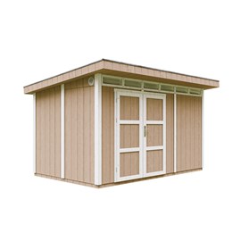 Abri de jardin qualité premium 9m²  l412xl279xh237 cm - marron
