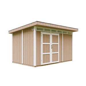 Abri de jardin qualité premium 9m²  l412xl279xh237 cm - marron