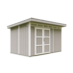 Abri de jardin qualité premium 9m²  l412xl279xh237 cm - gris