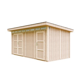 Abri de jardin qualité premium 8.52+2.95 m² garage moto exterieur - jaune