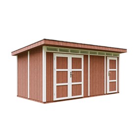 Abri de jardin qualité premium 8.52+2.95 m²  garage moto exterieur - rouge