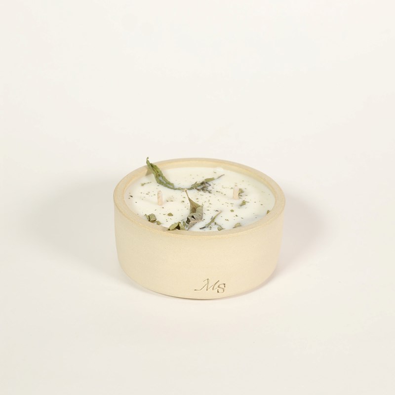 Bougie grès 200g verveine