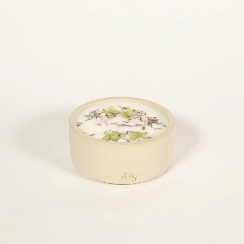 Maison Séjour - Bougie grès 200g fleur de coton