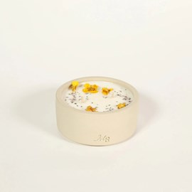 Bougie grès 200g vanille