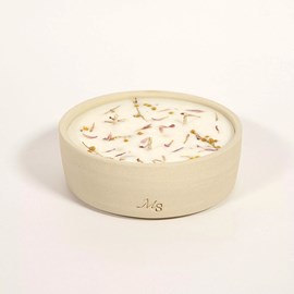 Bougie grès 300g frangipanier et jasmin