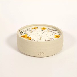 Bougie grès 300g vanille