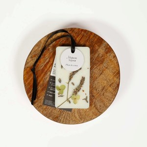 Carte florale parfumée fleur de coton