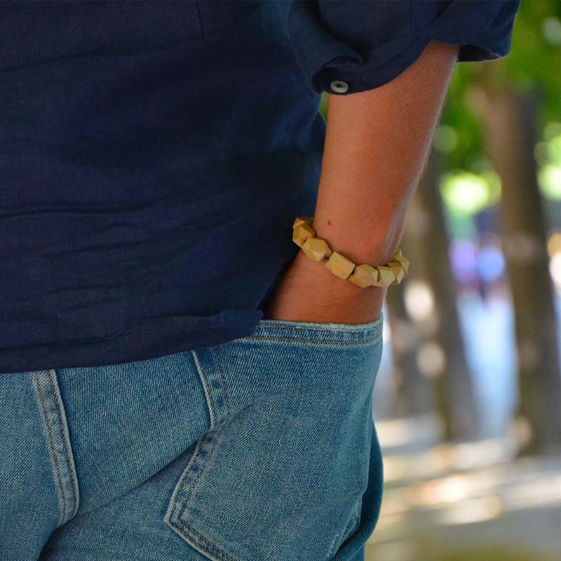 Bracelet homme en bois