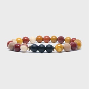 Bracelet homme en jaspe et argent