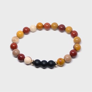 Bracelet homme en jaspe et argent