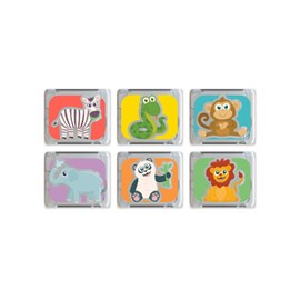 Cubes lumineux zoo pour le bain