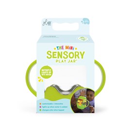 Mini sensory play jars glo pals vert