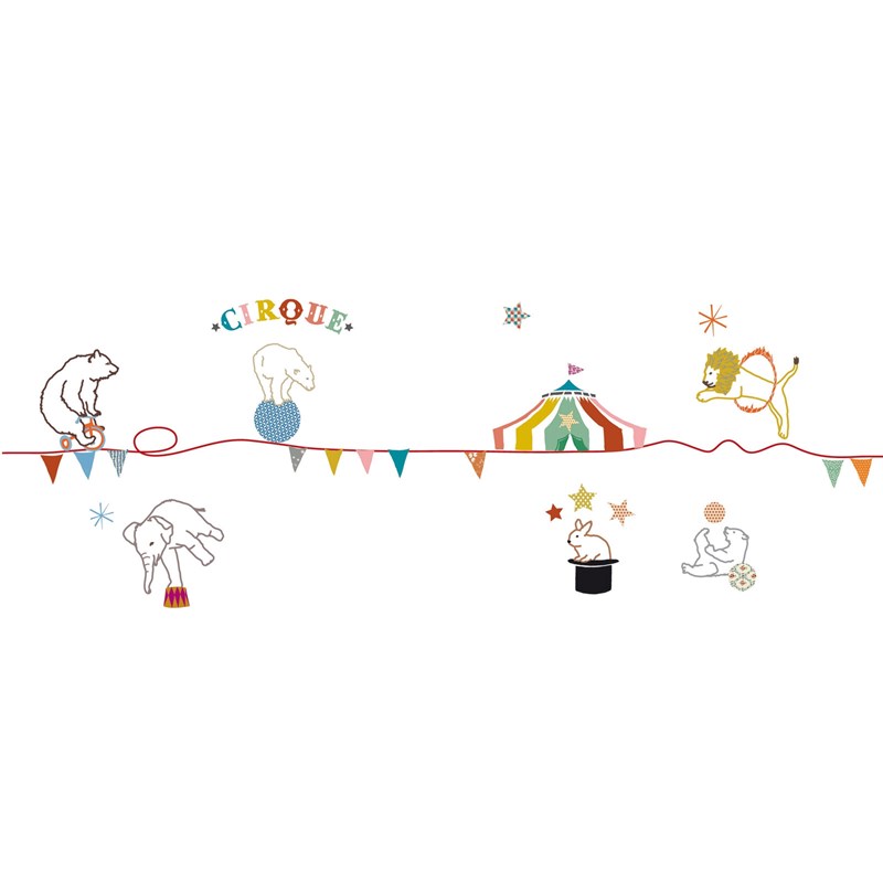 Frise adhésive cirque (5 m)