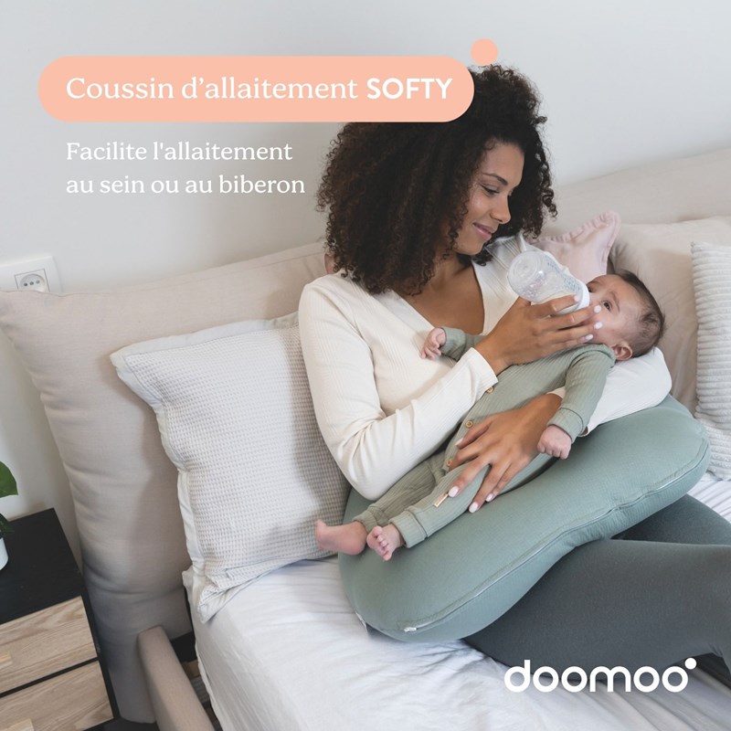 Coussin d'allaitement softy tetra jersey (Doomoo Basics) - Image 2