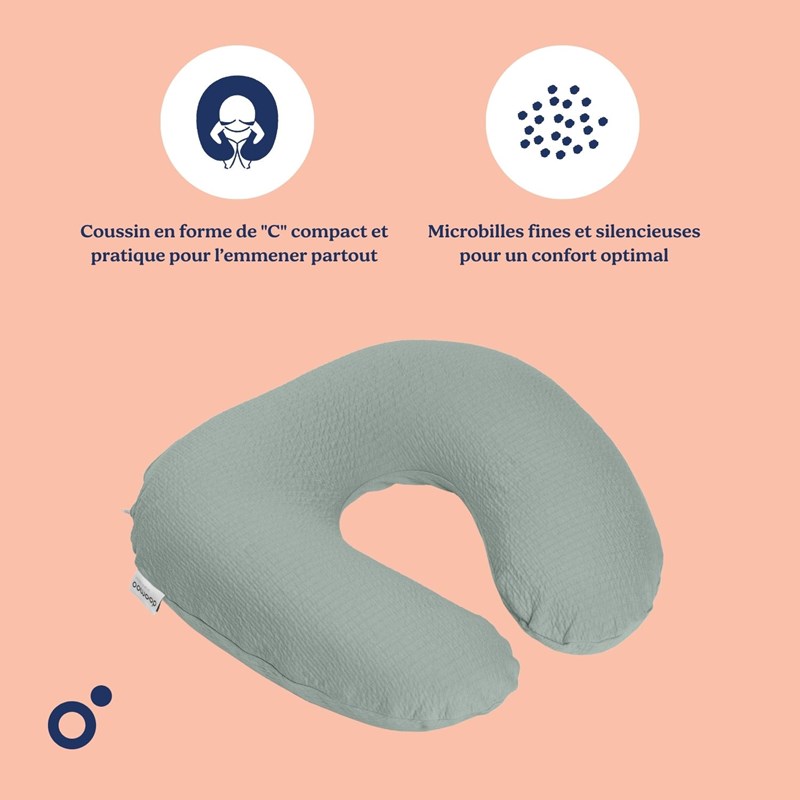 Coussin d'allaitement softy tetra jersey (Doomoo Basics) - Image 3