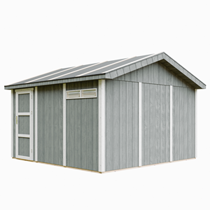 Garage qualité premium 13 m² - l378xl412 cm - gris
