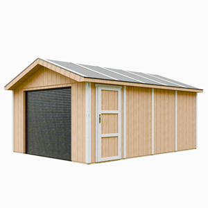 Garage qualité premium 17 m² - l378xl530 cm machines de jardinage - jaune