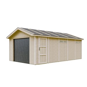 Garage qualité premium 21 m²- l378xl648 cm - beige