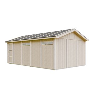 Garage qualité premium 21 m²- l378xl648 cm - beige