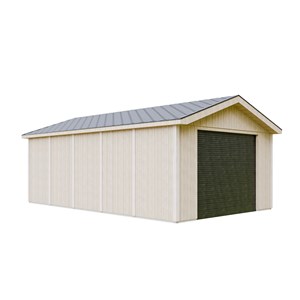 Garage qualité premium 21 m²- l378xl648 cm - gris